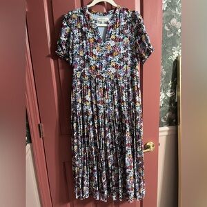 Bass and Roe by Called to Surf Floral Midi Dress